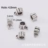 Acessórios para Joias DIY Panjia Fecho de Posicionamento para Pulseira Conector de Três Vias com Furo Grande Contas Espaçadoras para Colar Conjunto de Liga Metálica com 20 Peças