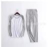 2025 Nuevo Algodón Ropa de Casa para Hombre Pijama Primavera y Otoño Ropa Exterior Mangas Largas Pantalones Largos Cuadros Traje Casual al Por Mayor