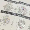 Venda Quente Transfronteiriça Adesivos de Diamante para Seios em Acrílico Adesivos Sexy para Seios Moda Europeia e Americana Balada Carnaval Adesivos Corporais Atacado
