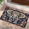 Tapetes Americanos Semicirculares Transfronterizos para Entrada y Recibidor, Tapetes Especiales Absorbentes de Agua Antideslizantes para Puerta de Cocina, Alfombra Resistente a las Manchas al Por Mayor