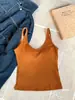 Camisola básica de principios de otoño con copas incorporadas, color liso minimalista, versátil y elegante, top interior cómodo para mujer
