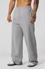 GYM Shark estilo americano novo calça esportiva masculina para corrida esportes fitness muscular bordada reta casual longa