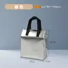 Bolsa Isolante Descartável Não Tecido para Levar Chá com Leite Café Bebida Sacola de Embalagem Bolsa Isolante Impressão de Logotipo Pronta Entrega Atacado