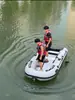 Cebo Grueso Diamante Gris Bote de Asalto Lancha Rápida Bote de Rescate Barco de Pesca para Exteriores Bote Inflable Kayak