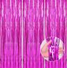 Cortina de seda de lluvia de 2 m * 1 m para decoración de escenarios, fiestas de cumpleaños, bodas y ceremonias, accesorios para fotos, cortina de puerta de seda de lluvia
