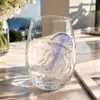Nuevas copas de vino de vidrio de colores con forma de animal transfronterizas, copas de vino de vidrio de borosilicato alto, vasos para whisky