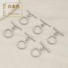 Cobre-banhado ouro real otbuckle 14K ouro envolto em cor de retenção em forma de O barra de corrente fechando fivela diy pulseira colar conexão acessórios joias