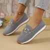 Zapatos para mujer de talla grande transfronterizos de Amazon, nuevo modelo 2025, zapatillas para todas las estaciones, de corte bajo, moda para mujer, talla 43