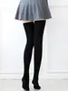 Meias 7/8 Meia-coxa Estilo Japonês Cor Lisa Emagrecedor Jk Uniforme Meias de Tênis Preto Branco Roxo