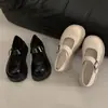 Sapatos Plataforma Tendência Femininos Petite 2025 Primavera e Outono Novos Mocassins Slip-On Cobertura Total Estilo Britânico