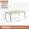Mesa de conferencias de oficina, mesa larga, sencilla y moderna, combinación de mesa y silla para sala de conferencias, mesa de conferencias pequeña, mesa de negociación para recepción