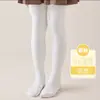 Leggings para niñas, estilo fino de primavera/otoño, adecuados para usar como prenda exterior, mallas para niños, leggings gruesos para otoño/invierno, leggings blancos para bebé