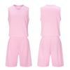 Conjunto de uniforme de basquete cor sólida para meninos e crianças Adulto Uniforme de equipe de treinamento de competição de placa leve jersey respirável de secagem rápida absorvente de suor impressão