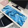 Mouse Pad com Padrão Abstrato Grande para Jogos, Resistente a Manchas, Tapete de Mesa Antiderrapante para Escritório e Dormitório, Mouse Pad de Tecido com Borda Reforçada
