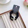 Paquete de 3 Cuerdas para el Cabello de Perlas Estilo Coreano Hilo con Sentido Avanzado Anillo Elástico para el Cabello Tendón de Goma Básico Cuerda para el Cabello Payon Accesorios para el Cabello