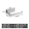 Portarrollos de Papel de Cocina de Acero Inoxidable Transfronterizo, Estante para Rollos de Papel de Cocina, Portarrollos de Papel Higiénico para Baño, Barra para Toallas, Estante para Joyas, Uso Doméstico sin Taladro