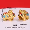 En stock, entrega rápida, accesorios tradicionales de oro arena que no se decoloran, pulseras de estilo chino, colgantes, accesorios hechos a mano para DIY, productos semiacabados