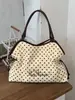 Bolso de Tela de Lunares para Mujer 2026 Nuevo de Moda Tendencia Estudiante Fiesta Clase Viaje Diario Bolso Tote Gran Capacidad Bolso de Hombro