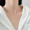 Collar Nalan de Plata S925 Explosiones Virales en Instagram Cadena para Clavícula Extremadamente Fina Apilable Versátil Dulce y Delicado Collar Y02030