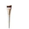 Pincel para Base Cauda de Peixe Ultrafino Não Absorve Base Nova Meia-lua Inclinada Corretivo Perfeito Cabeça Plana Base Máscara Pincel de Maquiagem
