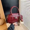 Bolso de Bowling Retro de Nicho para Mujer Bolso de Mano Verano 2026 Nuevo Estilo Bolso Cruzado Simple para Hombro Bolso Boston