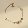 Diseño de Nicho Pulsera de Acero de Titanio con Forma de Cintura Totalmente Diamantada para Mujer Estilo Nuevo 2026 Simple Moda Pulsera de Amistad Joyería