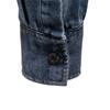 AIOPESON Camisas vaqueras 100% algodón para hombre, camisa vaquera gruesa de otoño de alta calidad para hombre, camisa vaquera informal con botones de color liso