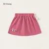 Roupa Infantil Bangxuan Saia para Meninas Verão Nova Desenho Animado Doce Bebê Saia Evasê Estilosa Versátil Saia Curta para Bebê