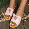 Pantuflas Planas para Mujer de Talla Grande para Usar al Aire Libre Nuevo Modelo 2024 Punta Redonda con Moño Slip-On Zapatos Perezosos