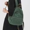 Mochila informal de otoño e invierno 2023 para mujer, de pana, Mori Fashion, pequeña, de alta textura y moderna.