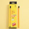 Lápiz triangular grueso chino 6700 HB para práctica de caligrafía, lápiz triangular grande, lápiz de postura para estudiantes, bocetos y pintura para niños