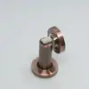 Batente de Porta Liga de Zinco Cor Aço Inoxidável Força Magnética Forte Potente para Interior Cilíndrico Batente de Porta Montagem na Parede