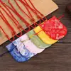 Fábrica atacado saqueta joias saco aromaterapia saco tecelagem bordado pequena bolsa sachê Zen chinês tradicional saco brocado antigo