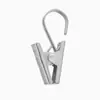 Clips para cortinas de gancho plano, clips para cortinas de ducha, clips para cortinas de gancho colgante de metal
