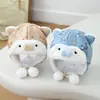 Gorro Protector de Oídos para Niños Estilo Coreano Lindo Dibujo Animado Pequeño Dinosaurio Gorro de Punto Grueso Forrado de Polar Cálido para Niños