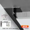Fita de acabamento de borda de forro, perfil de junta de sombra de teto em liga de alumínio, canaleta em forma de T e em forma de U, fita de acabamento de junta de gesso