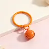 Llavero de Campana Metálica Color Caramelo Macaron Anillo Esmaltado Multicolor Accesorios Colgantes para Bolsos Hechos a Mano DIY