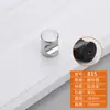 Moderno simples gaveta de cabeceira guarda-roupa armário móveis porta maçaneta redonda furo único liga de alumínio espacial pequena maçaneta