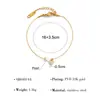 Diseño en Forma de Corazón Estilo Dulce para Mujer Collar de Acero Inoxidable Chapado en Oro de 18K Colgante de Corazón Full Diamond Pulsera Cadena para Clavícula