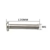 Fábrica fuente hierro galvanizado perno de cabeza plana herrajes para muebles accesorios conector cabeza grande plana cabeza hexagonal tornillo