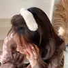 Celebridade da Internet Outono e Inverno Pelúcia Grande Presilha Bico de Pato Presilha de Cabelo Preguiçosa Feminina Vento Preguiçoso Presilha para Cabelos Quebrados da Nuca Presilha de Disco para Cabelo