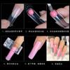 Molde de Nail Art Transfronteiriço Bandeja Sem Papel para Extensão de Cristal Pontas de Unha para Extensão Fototerapia Rápida Caixa com 120 Peças Venda Direta de Fábrica