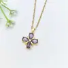 Colar Feminino de Aço Inoxidável Joias Nicho Versátil Pingente de Cobre Elegante Corrente para Clavícula Joias Corrente Leve de Luxo