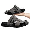 Sandalias Baotou de verano para hombre, nuevas, de doble uso, con suela suave, para exteriores, informales, antideslizantes, para playa
