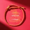 Pulsera de cuerda de colores para niños del Festival del Bote del Dragón, tejida a mano, pequeños tamales de arroz, cuerda para la mano, hilo de colores, bolsita de cabeza de tigre, cuerda para la mano, venta al por mayor
