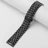 Para Apple Watch Pulseira de Cinco Contas Aço Inoxidável Sólido Huawei Samsung iwatch6 Pulseira Inteligente