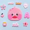 Adesivos Grandes de Borracha Macia em PVC para Decorações DIY, Capas de Celular, Capas de Tablet, Decoração de Casa, Ímãs de Geladeira e Acessórios Decorativos
