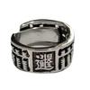 Anillo Ábaco Vintage Personalidad Dominante Plata Tailandesa Oro Ri Jin Dou Estilo Étnico Para Hombre y Mujer Apertura Ajustable Anillo Individual