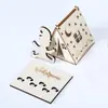 Tienda de campaña de madera para camping de Amazon decoración navideña para el hogar juguete graffiti DIY manualidades hechas a mano regalo de vacaciones