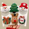 Broche de Reno Navideño, Lindo Pin de Papá Noel, Pequeño Regalo Creativo, Decoración de Insignia de Árbol de Navidad de Peluche